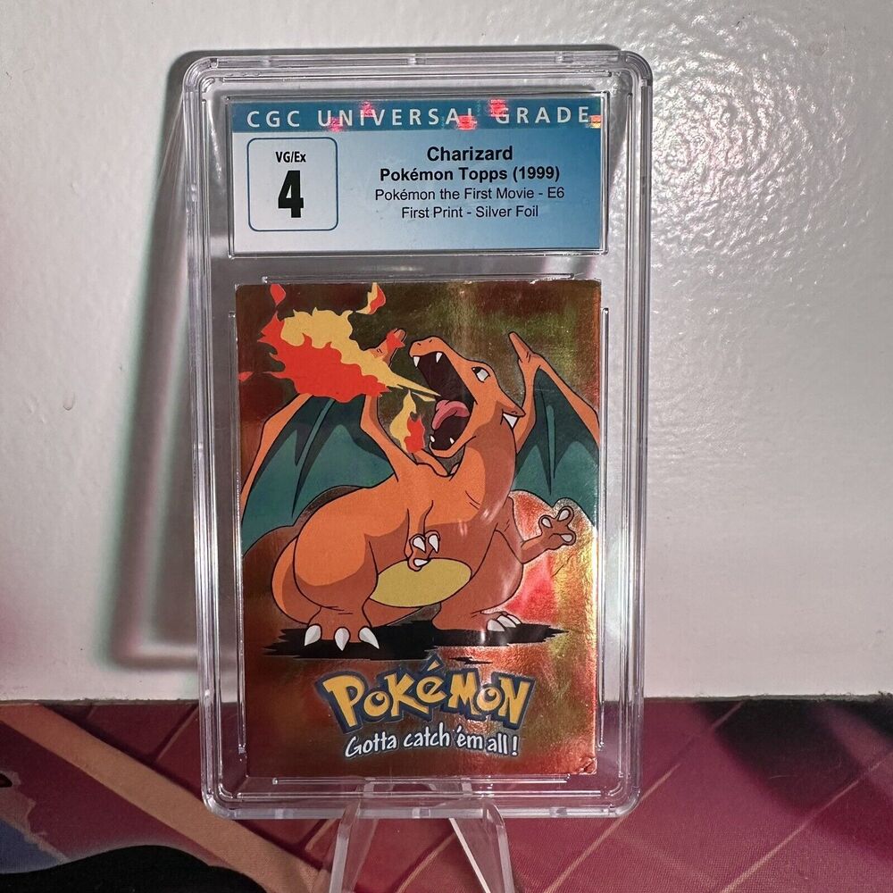 1999 Pokémon Topps - Pokémon the First Movie E6 First Print - Silver Foil CGC 4